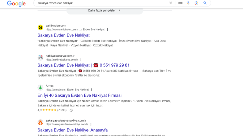 Sarkarya Evden Eve Nakliyat