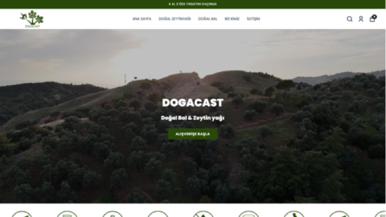 Dogacast | E-Ticaret Website