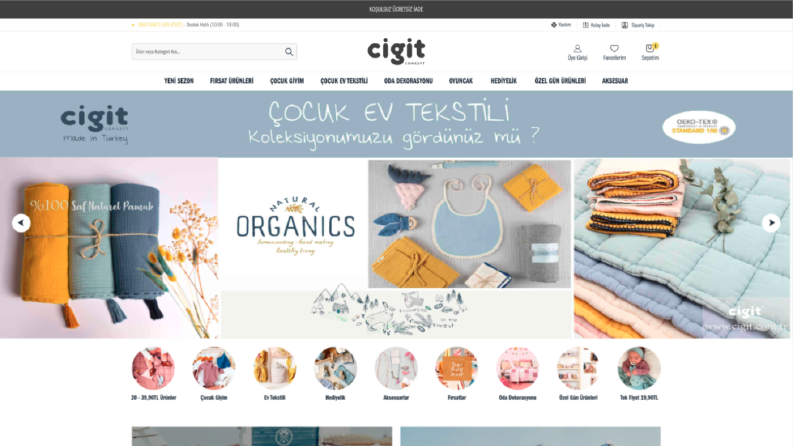 cigit.com.tr - Ön Yüz Geliştirmesi
