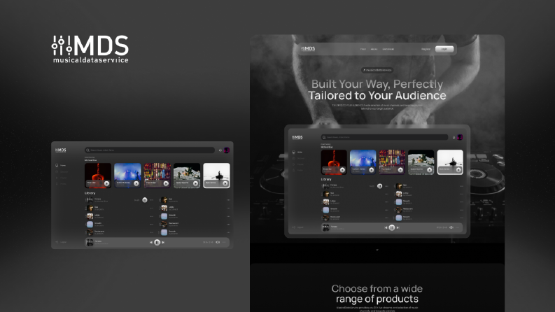 MDS - Web Dashboard Web Design