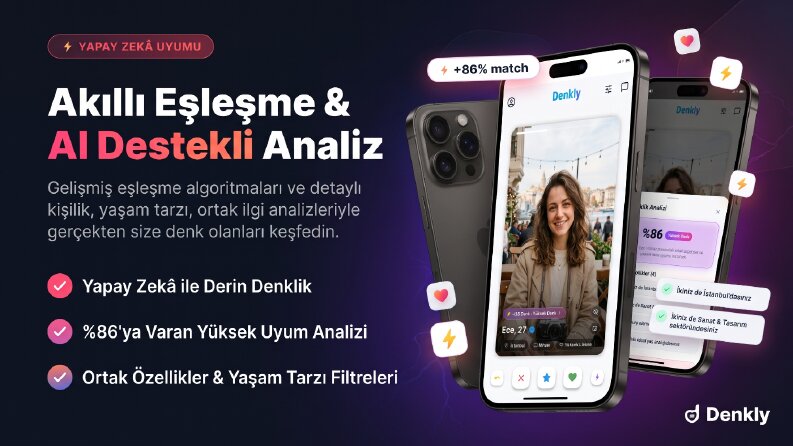 Denkly - Çapraz Platform Eşleşme ve Tanışma Uygulaması