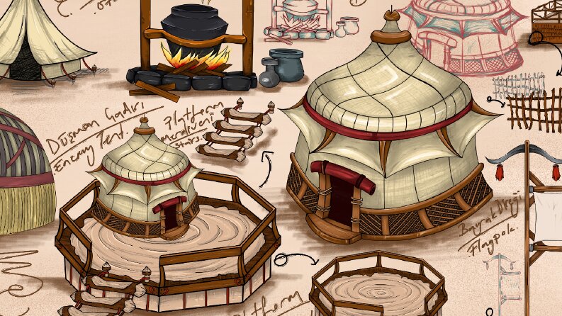 RPG Oyun Konsept Tasarımı (Dekor)