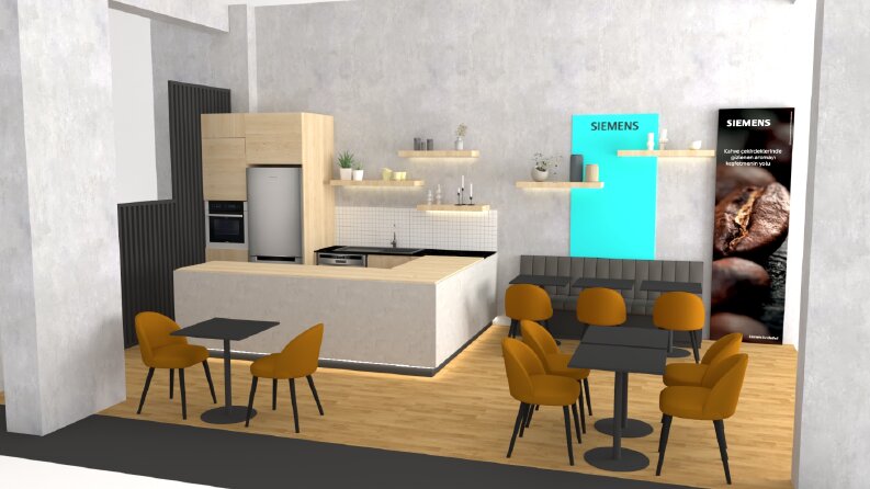 Siemens Konya/Meram Kafe Konsepti: Tasarım ve Üretim