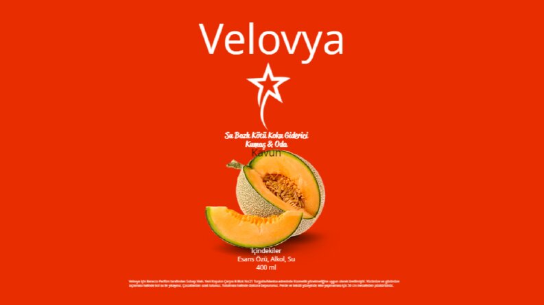 Velovya Etiket (Kavun) 