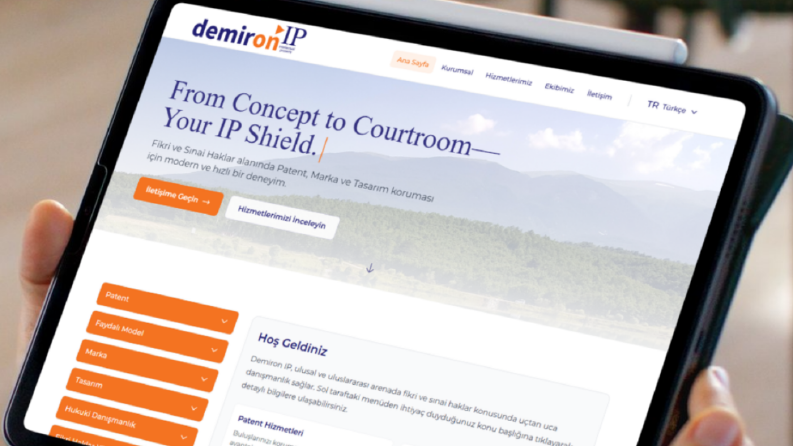Demironip için React Teknolojisi ile bir site geliştirdik.
