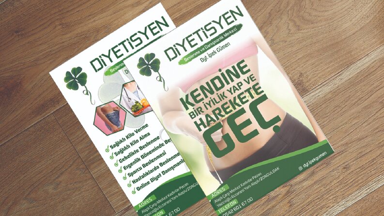 Diyetisyen Broşür Tasarımı