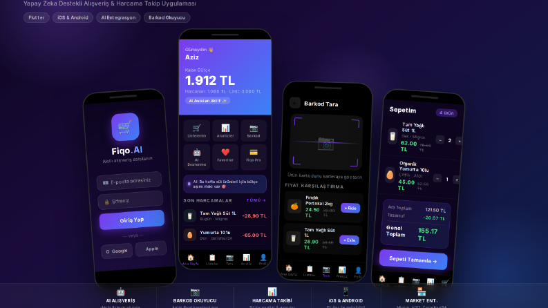 Fiqo.AI – Yapay Zeka Destekli Alışveriş Uygulaması