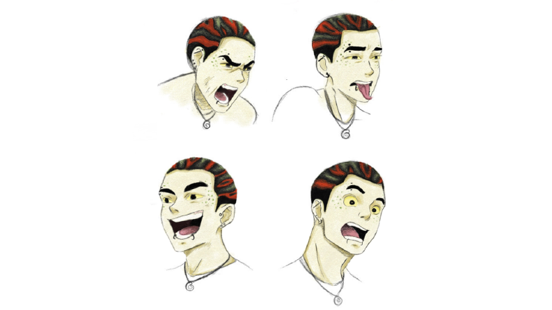 Karakter Tasarımı ve Expression Sheet Örneklerim