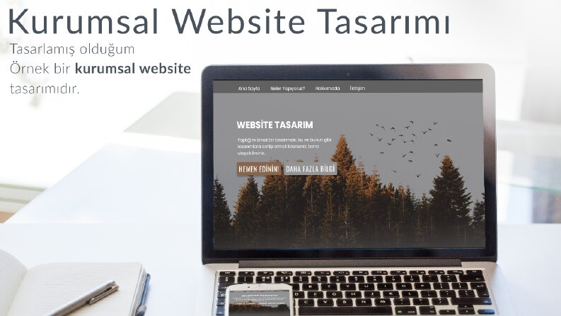 Responsive Tanıtıcı Website Tasarımı