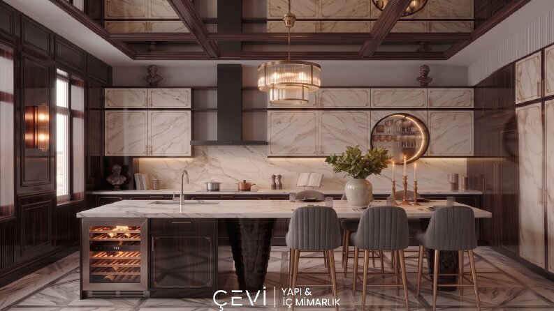 Mobilya 2D İmalat Çizimi ve 3D RENDER 