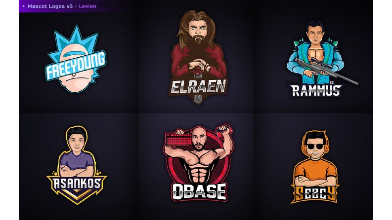 Mascot logos v3