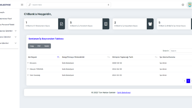 Admin Panel 