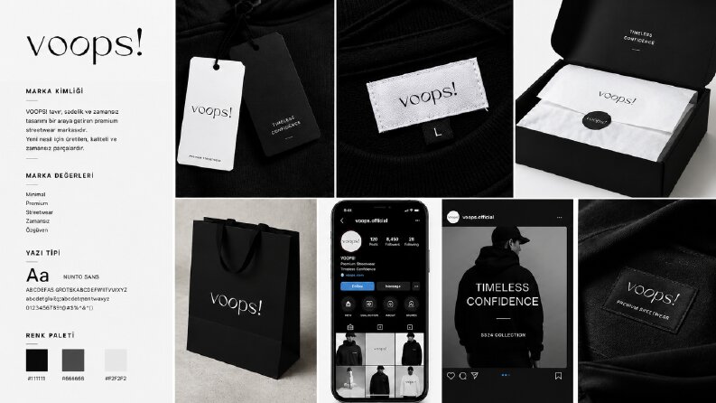 VOOPS! | Modern Streetwear Marka Tasarımı