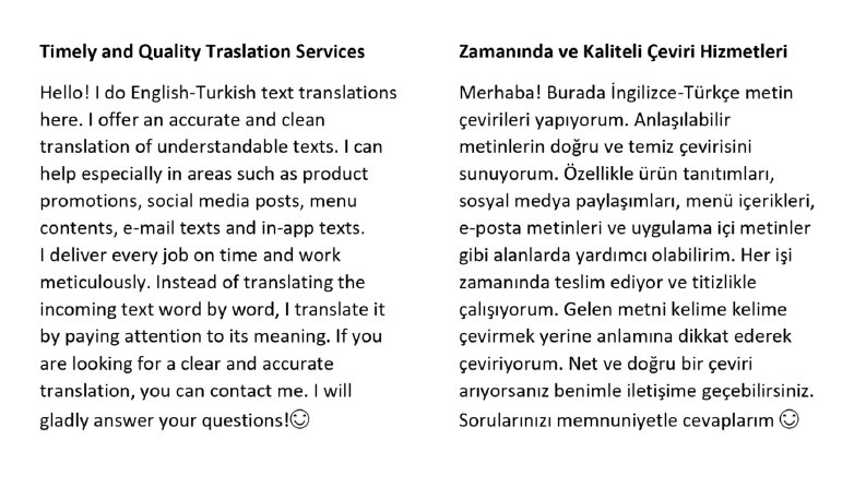 Timely and Quality Traslation Services
