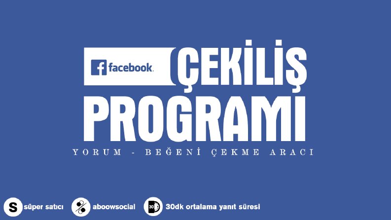 Facebook Çekiliş Programı