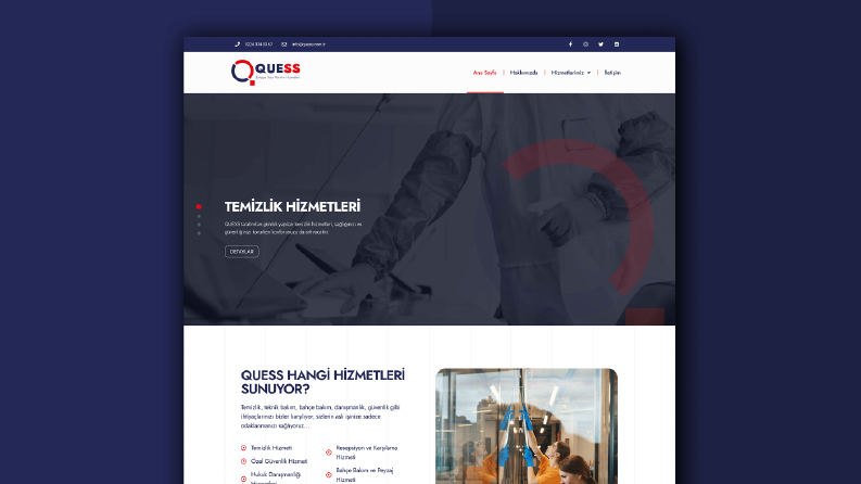 QUESS-Web Site Tasarım&Yazılım