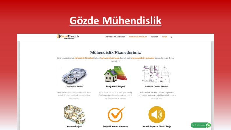 Gözde Mühendislik - Araç Tadilat Projeleri