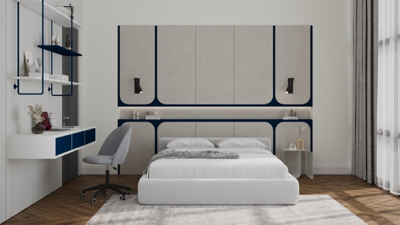 Ben, iç mekanları 3d modelleyip render alırım