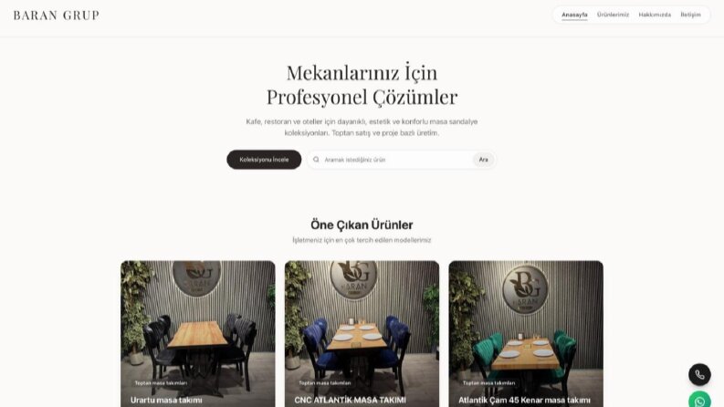 Özel Yönetim Panelli Kurumsal Web Sitesi