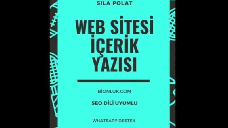 Web Sitesi İçeriği Yazıyorum