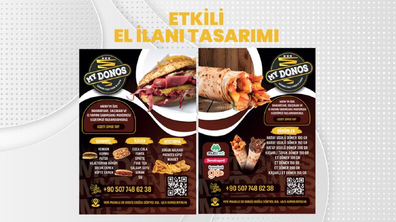 El ilanı ve broşür tasarımınızı yaparım