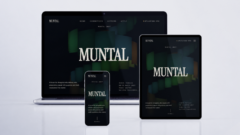 MUNTAL Etkinlik ve Başvuru Web Sitesi