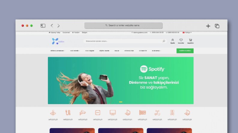 E-ticaret yazılımı