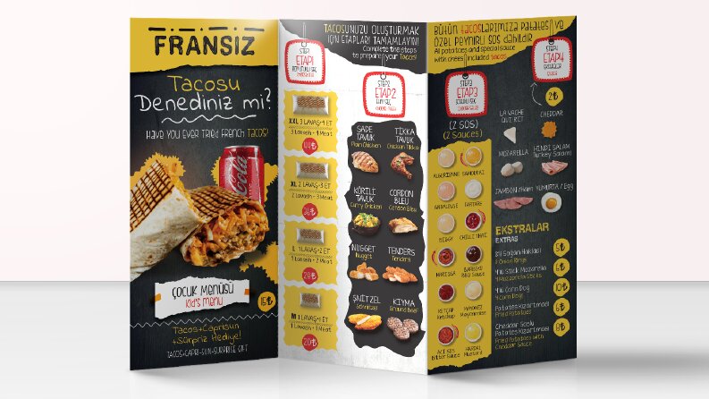 Le Monde Du Tacos - Brochure Design