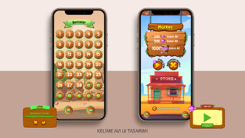 KELİME AVI UI TASARIMI