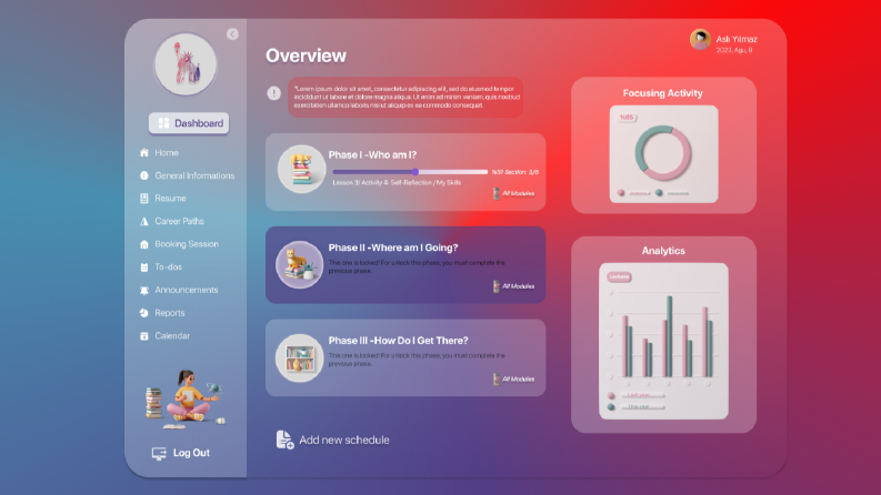 Student Dashboard Design