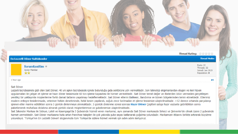 forum tanıtım backlink