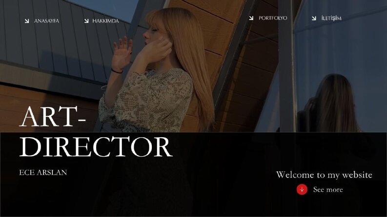 Xd yazılımı kullanılarak yapılan Website tasarımı