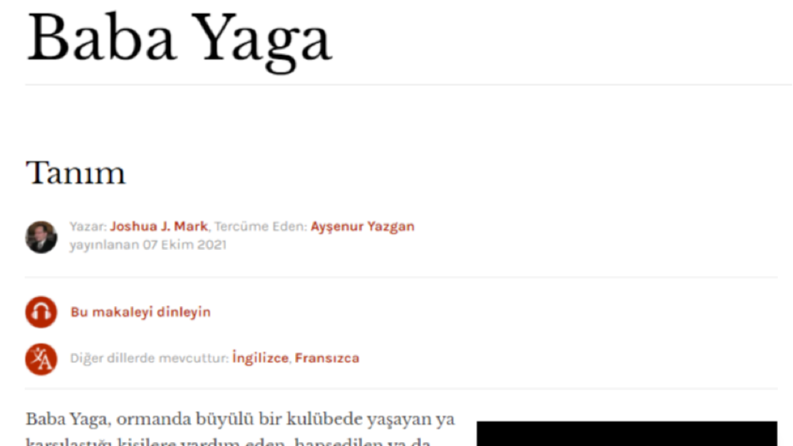 Baba Yaga