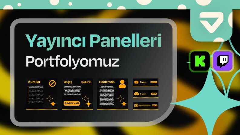 Yayıncılar için Panel Tasarımları