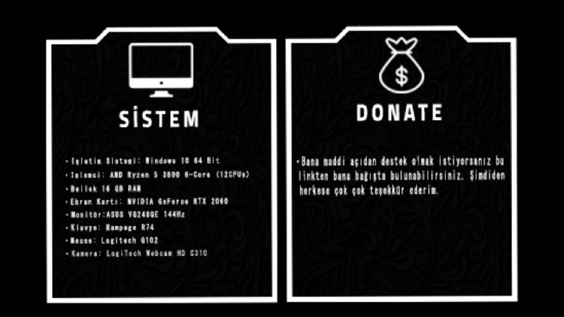 Twitch Hakkımda Panelleri