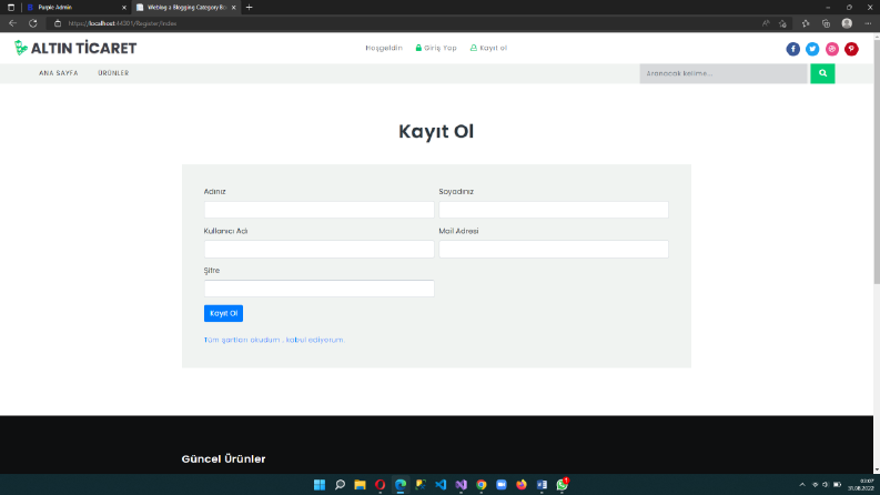 Kurumsal Website Tasarımı