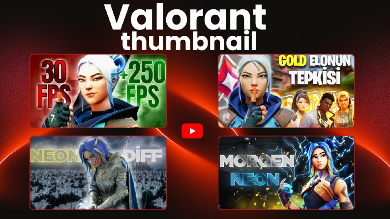 Youtube Oyun Thumbnail Tasarımı