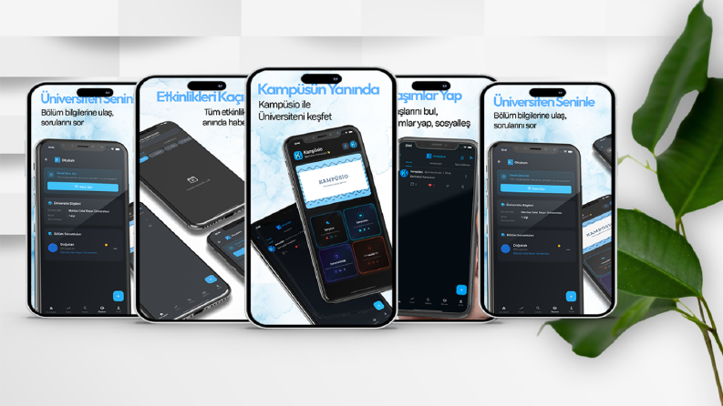 Kampüsio MobilApp Tanıtım Görselleri