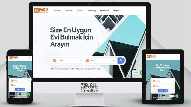 www.fadoprefabrik.com  Anahtar Teslim Web Sitesi