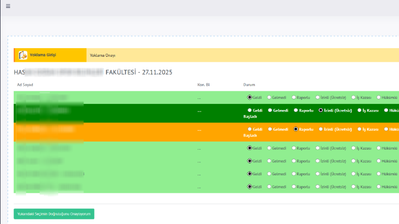 Karabük Üniversitesi İçin İŞKUR Gençlik Programı Takip Siste
