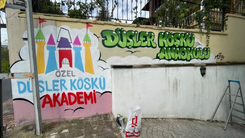 KREŞ GRAFFİTİ ÇALIŞMASI