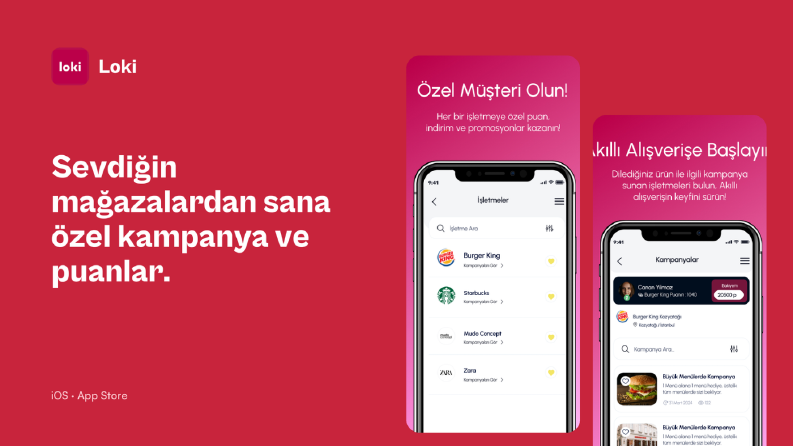 Loki: Kişiye Özel Kampanya & Sadakat Uygulaması