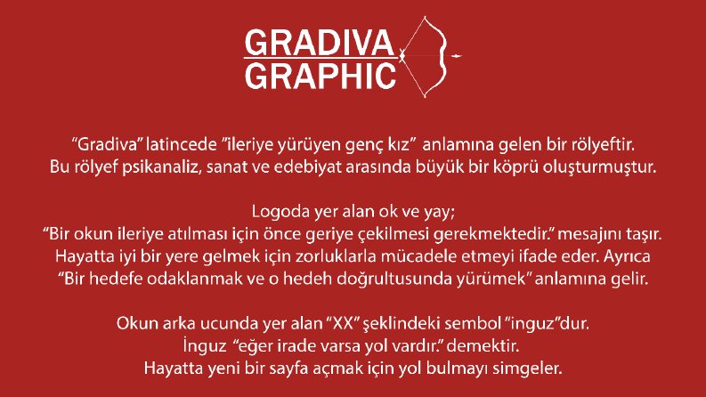 Gradiva Graphic logo örneği