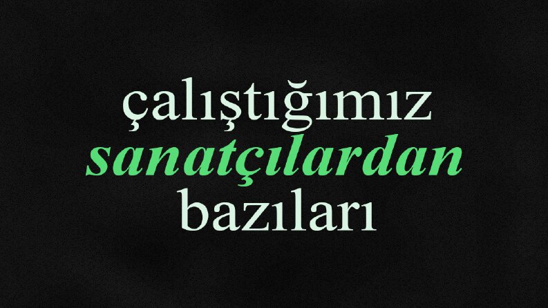Şarkı Kapak Tasarımları