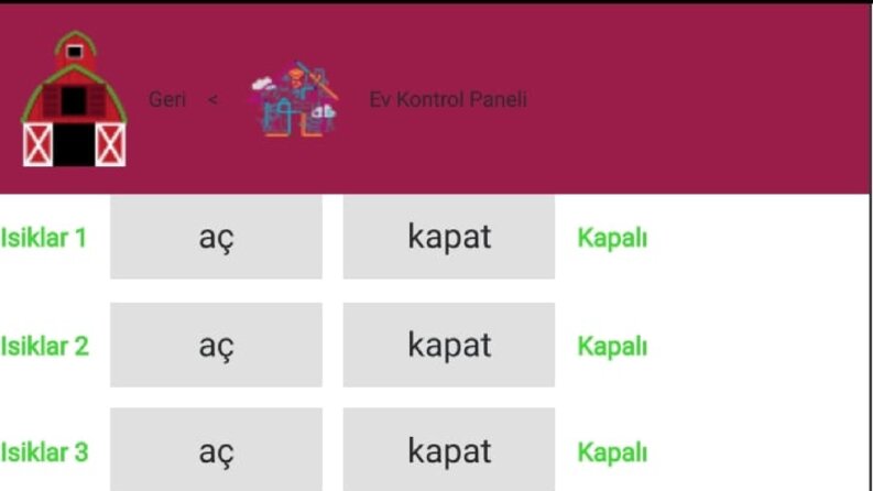 Ev Kontrol Paneli
