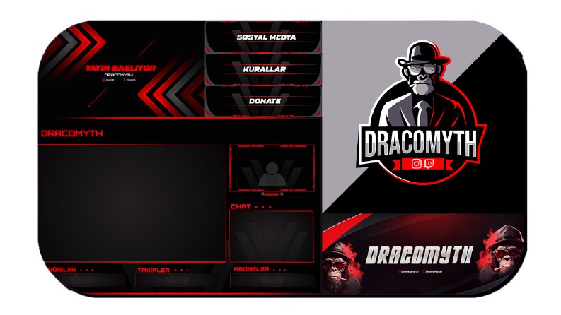 DRACOMYTH - Twitch Konsept Tasarımı