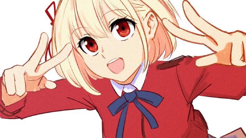 Digital anime drawing