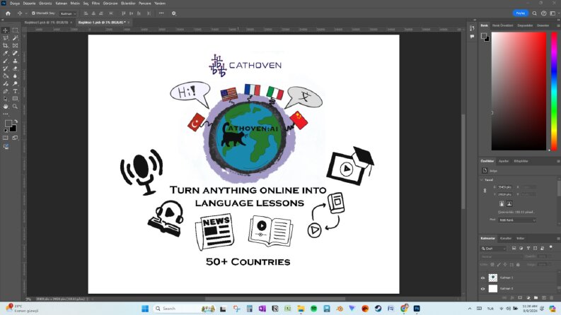 Cathoven AI Logo ve Broşür