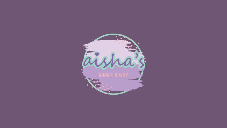 Aisha's Babies and Kids - Logo Tasarımı