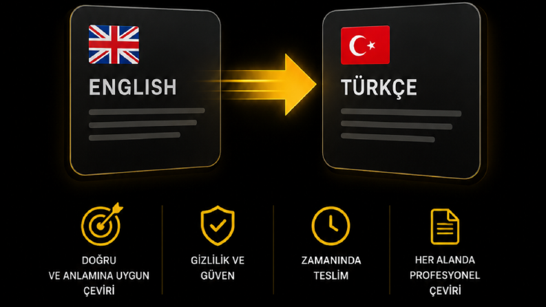 Türkçe-İngilizce çeviri 
